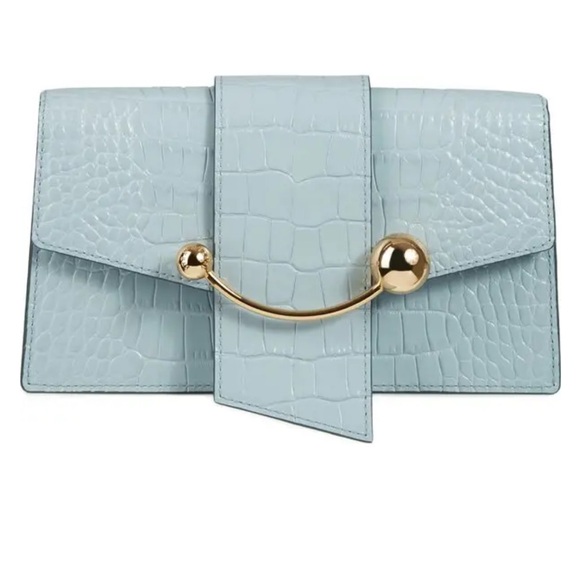 Strathberry Handbags - Strathberry Crescent  Croc-Embossed leather bag